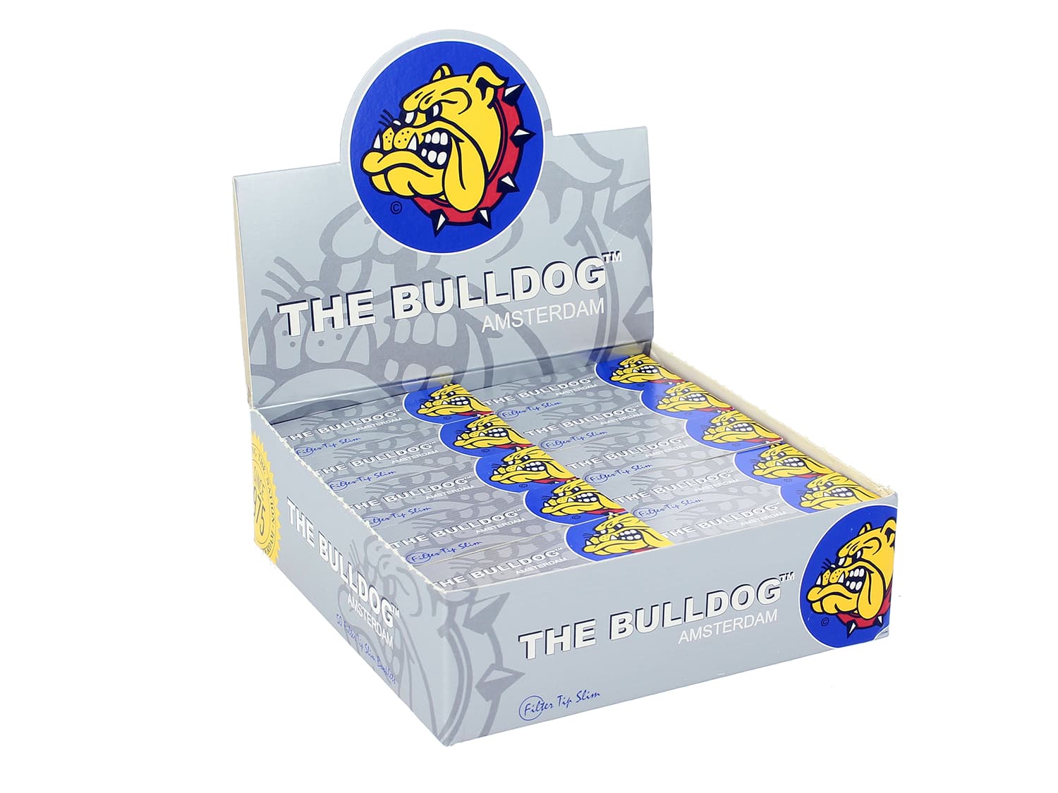 Photo de Filtres en carton The Bulldog perforés x 50